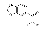 Ethanone, 1-(1,3-benzodioxol-5-yl)-2,2-dibromo- 结构式