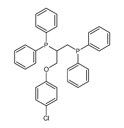 Phosphine, [1-[(4-chlorophenoxy)methyl]-1,2-ethanediyl]bis[diphenyl- (9CI) 结构式