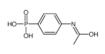 4-乙酰氨基苯基膦酸 结构式