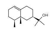 (2R)-α,α,8α,8aα-Tetramethyl-1,2,3,4,6,7,8,8a-octahydronaphthalene-2α-methanol 结构式