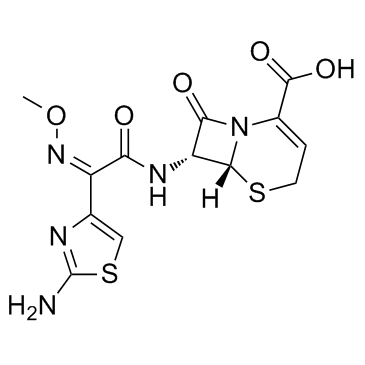 头孢唑肟 结构式
