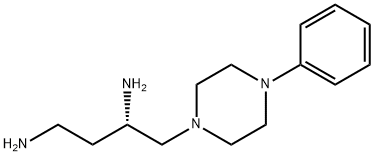 1,3-Butanediamine, 4-(4-phenyl-1-piperazinyl)-, (3S)- 结构式