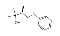2,3-二甲基-4-苯硫基-2-丁醇 结构式