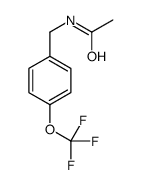 N-(4-(三氟甲氧基)苄基)乙酰胺 结构式