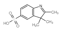 2,3,3-三甲基-3H-吲哚-5-磺酸 结构式