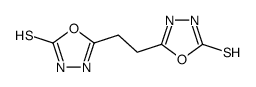 5,5'-(1,2-亚乙基)双(1,3,4-恶二唑-2(3H)-硫酮) 结构式
