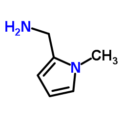 (1-甲基-1H-吡咯-2-yl)甲基胺 结构式