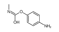 Methylcarbamic acid 4-aminophenyl ester 结构式