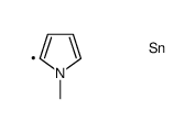 1H-Pyrrole, 1-methyl-2-(trimethylstannyl)- 结构式