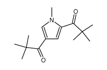 1-Propanone, 1,1'-(1-methyl-1H-pyrrole-2,4-diyl)bis[2,2-dimethyl- (9CI) 结构式