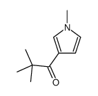 2,2-二甲基-1-(1-甲基-1H-吡咯-3-基)-1-丙酮 结构式