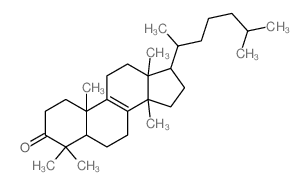 Lanost-8-en-3-one 结构式
