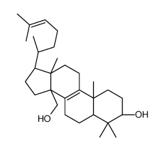 32-羟基羊毛甾醇 结构式