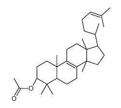 乙酸羊毛甾醇酯 结构式