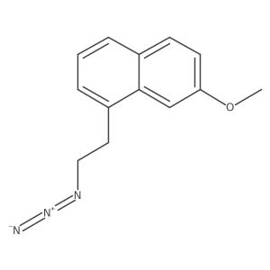 1-(2-叠氮乙基)-7-甲氧基萘 结构式