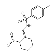 对甲苯磺酸-2-(2-硝基环己亚基)酰肼 结构式