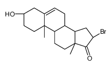 16α-溴-3α-脱氢表雄酮 结构式