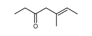 5-甲基-5-庚烯-3-酮 结构式