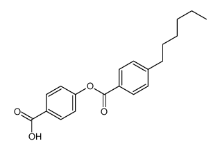 4-[(4-己基苯甲酰)氧基]苯甲酸 结构式