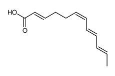 (2E,6Z,8E,10E)-2,6,8,10-十二碳四烯酸 结构式