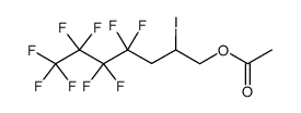 1-Heptanol, 4,4,5,5,6,6,7,7,7-nonafluoro-2-iodo-, 1-acetate 结构式