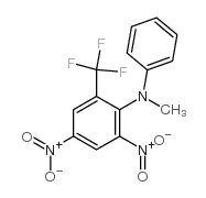 N-甲基-N-苯基-2,4-二硝基-6-(三氟甲基)苯胺 结构式
