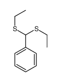 Benzene, [bis(ethylthio)methyl]- 结构式