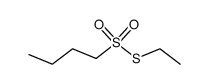 1-丁烷硫代磺酸 S-乙酯 结构式