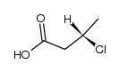 (S)-3-氯丁酸 结构式