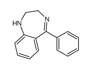 2,3-二氢-5-苯基-1H-1,4-苯并二氮杂卓 结构式