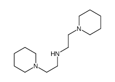 1-Piperidineethanamine, N-[2-(1-piperidinyl)ethyl]- 结构式