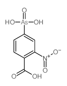 4-胂酸基-2-硝基苯甲酸 结构式