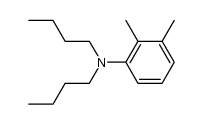 N,N-二丁基-2,3-二甲基苯胺 结构式