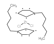 双(戊基环戊二烯)二氯化锆 结构式