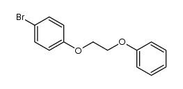 1-溴-4-(2-苯氧乙氧基)苯 结构式