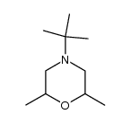 4-叔丁基-2,6-二甲基吗啉 结构式