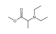 L-Alanine, N,N-diethyl-, methyl ester 结构式