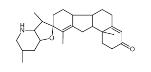 11-deoxojervine-4-en-3-one 结构式
