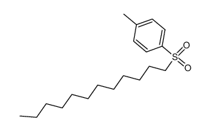 1-十二烷基磺酰基-4-甲基苯 结构式