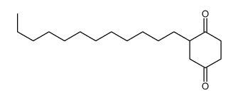 2-十二烷基-1,4-环己二酮 结构式
