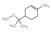 4-(1-甲氧基-1-甲基乙基)-1-甲基-环己烯 结构式