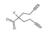 4-氟-4-硝基庚二腈 结构式
