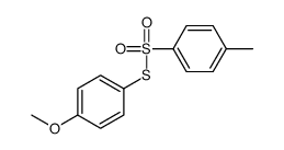 Benzenesulfonothioic acid, 4-methyl-, S-(4-methoxyphenyl) ester 结构式