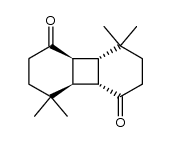 1,5(2H,4bH)-Biphenylenedione, octahydro-4,4,8,8-tetramethyl-, (4aR,4bR,8aS,8bS)-rel- 结构式