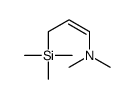 1-Propen-1-amine, N,N-dimethyl-3-(trimethylsilyl)-, (1E)- 结构式
