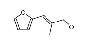 (E)-3-(呋喃-2-基)-2-甲基丙-2-烯-1-醇 结构式