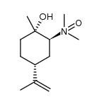 (1S,2S,4R)-2-(二甲基氧化氨基)-1-甲基-4-(1-甲基乙烯基)环己醇 结构式