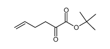 2-氧代-5-己烯酸叔丁酯 结构式