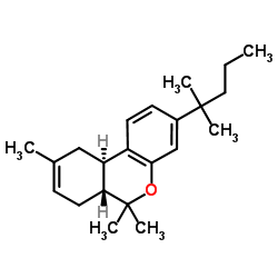 (6AR,10AR)-3-(1,1-二甲基丁基)-6A,7,10,10A-四氢-6,6,9-三甲基-6H-二苯并[B,D]吡喃 结构式