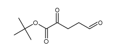 2,5-二氧代戊酸叔丁酯 结构式
